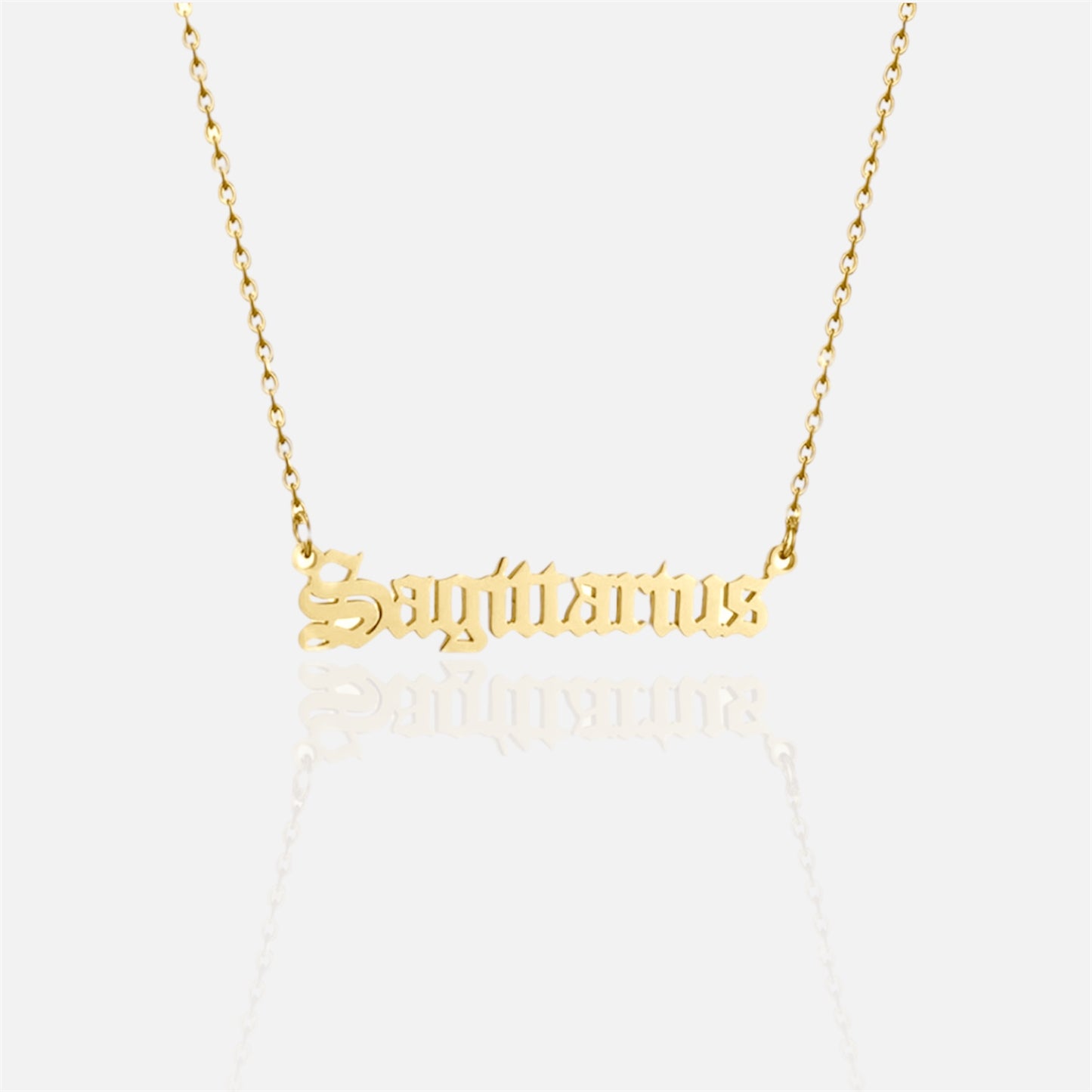 復古哥德風星座項鍊
